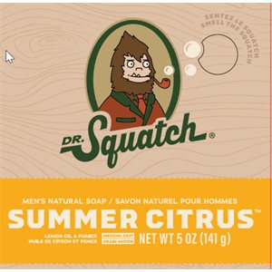 Dr. Squatch Summer Citrus Savon 141g