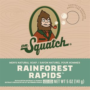 Dr. Squatch Rainforest Rapids Savon Naturel 141g