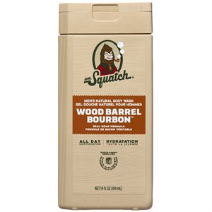 Dr. Squatch Gel Douche Wood Barrel Bourbon 414ml