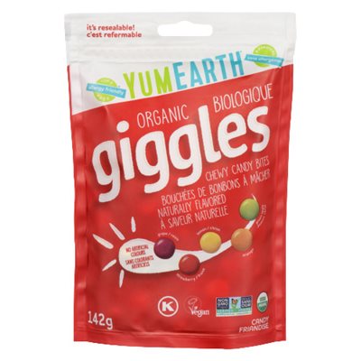 Yum Earth Giggles Organic Smile Candies 142g