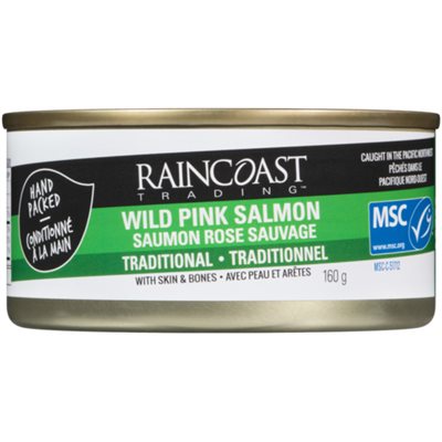 Raincoast Trading Saumon Rose Sauvage Traditionnel 160 g