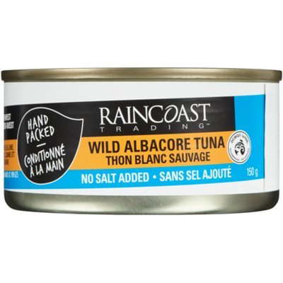 Raincoast Trading Thon Blanc Sauvage Sans Sel Ajouté 150 g