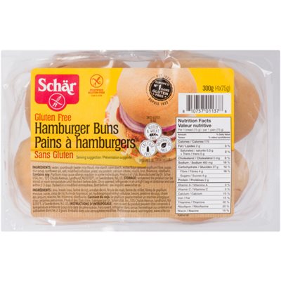 Schar Hamburgers 4Pk 300GR