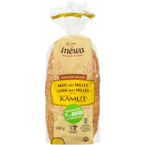 Inéwa Pain Mais avec Millet Kamut Biologique 500g