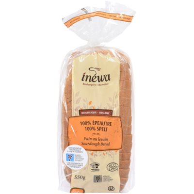 Inéwa Pain au Levain 100% épeautre Biologique 550g