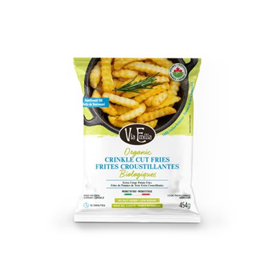 Via Emilia Organic Crinkle Cut Fries 454g