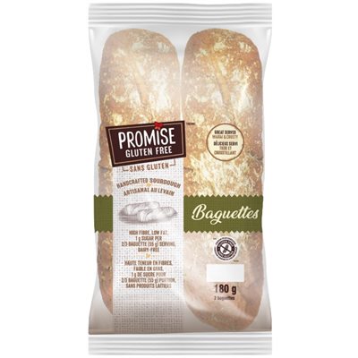 Promise Baguettes Artisanale Au Levain Sans Gluten (6x180g)