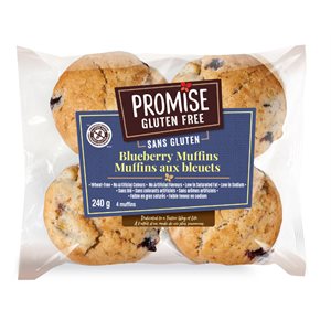 Promise Gluten Free Blueberry Muffins 240g