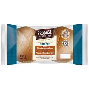 Promise Gluten Free Brioche Hamburger Buns (6 x 260g) 260g