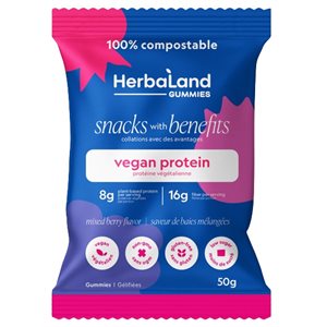 Herbaland Protein Gummies - Mixed Berry 50g