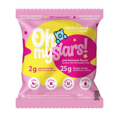 Herbaland Oh My Stars! Pink Lemonade candy