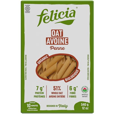 Felicia Organic Whole Oat Penne 250G