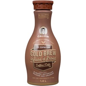 Califia Infusé à Froid Café XX Espresso avec Boisson aux Amandes 1.4 L