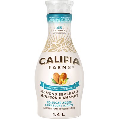 Califia Farms Boisson aux Amandes Unsweetened Vanilla 1.4 L