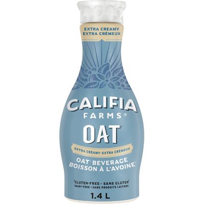 Califia Farms Oat Beverage Unsweetened 1.4 L