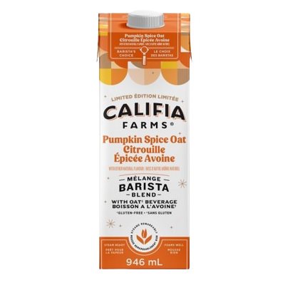 Califia Farms Pumpkin Spice Oat Barista Blend 946ml