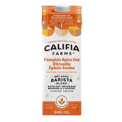 Califia Farms Citrouille épicée Avoine Mélange barista