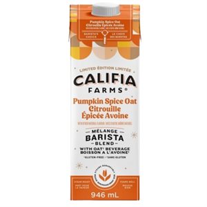 Califia Farms Pumpkin Spice Oat Barista Blend 946ml