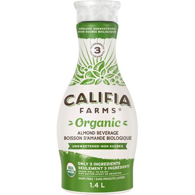 Califia Farms Boisson D Amande Biologique Sans Sucrée 1.4L Califia Farms Boisson D Amande Biologique Sans Sucrée 1.4L