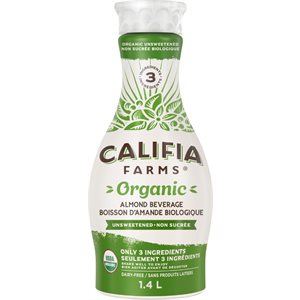 Califia Farms Organic Unsweetened Almond Milk 1.4L