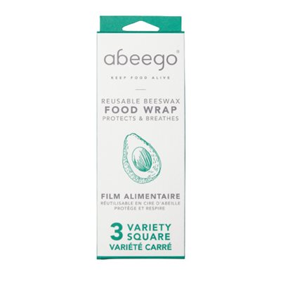 Abeego 3 Variété Carré Film Alimentaire