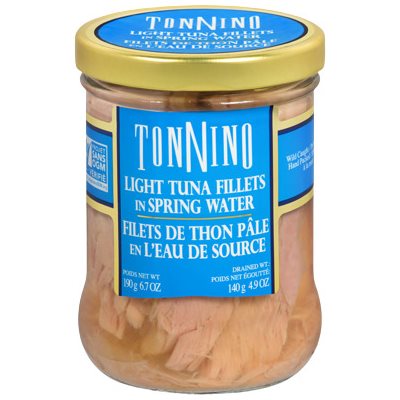 Tonnino Light Tuna Fillet in Spring Water 190g