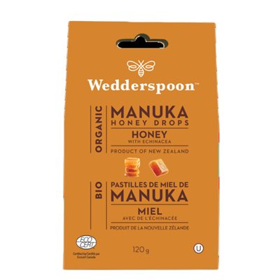 Org Manuka Honey Drops Echinacea 120g