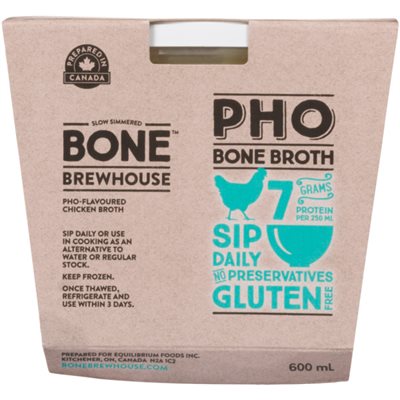 Bone Brewhouse Mijoté Lentement Bouillon d'Os Pho 600 ml