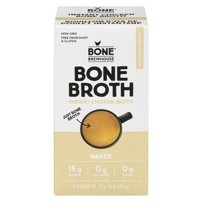 BONE BREWHOUSE BOUILLON D'OS DE POULET NATURE 80g BONE BREWHOUSE BOUILLON D'OS DE POULET NATURE 80g