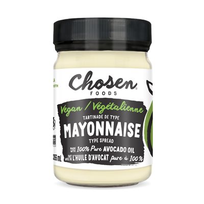 Chosen Foods Vegan Avocado Oil Mayonnaise 355ml