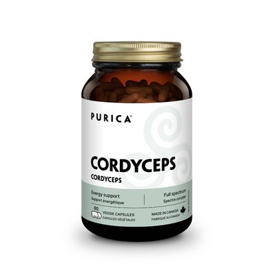 Purica Cordyceps Organic 400Mg 60v-caps