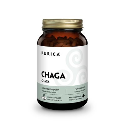 Purica Chaga Organic 400Mg 60v-caps