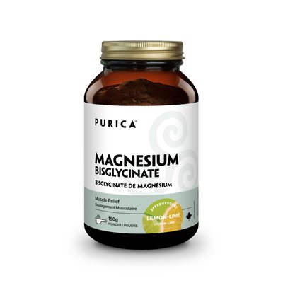 Purica Bisglycinate Magnésium Citron-Lime 150g
