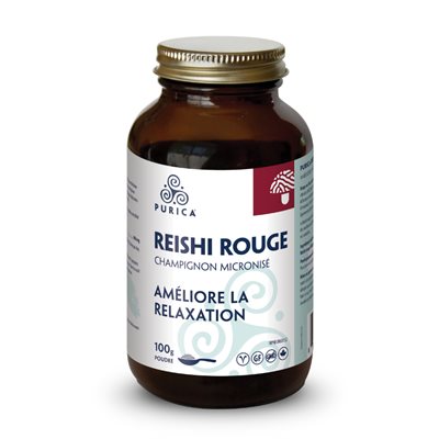 Purica Reishi Rouge Bio 400Mg 100g Purica Reishi Rouge Bio 400Mg 100g