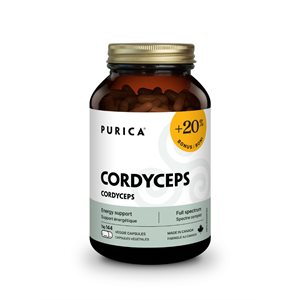 Purica Cordyceps Organic 400Mg 144v-caps Bonus Size
