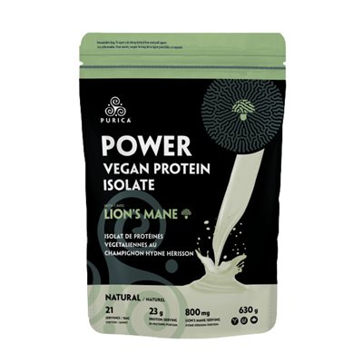 Purica Lions Mane Power Vegan Protein Unflavored 630g