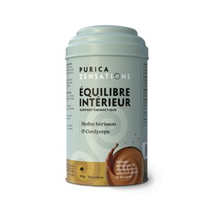 Purica ZENSATIONS Organic Lion's Mane & Cordyceps Micronized Mushroom Cacao mix 1600mg / serving 150g