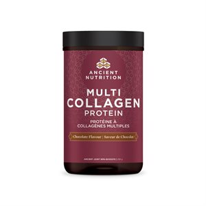 Ancient Nutrition Protéine à Collagènes Multiples - Saveur de Chocolat- 298g