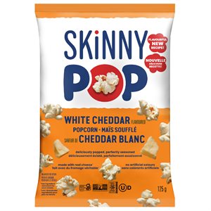 Skinny Pop Real White Cheddar Popcorn 125g