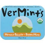 VerMints Menthes Biologiques Menthe Poivrée 40 g