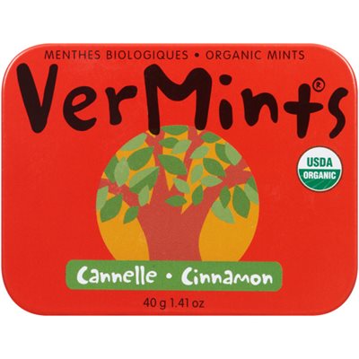 VerMints Menthes Biologiques Cannelle 40 g