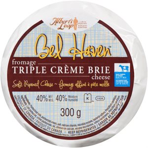 Albert's Leap Bel Haven Triple Cream Brie Cheese 40% M.F. 300 g 300g