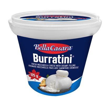 Bella Casara doux fromage frais BURRATINI 125g Bella Casara doux fromage frais BURRATINI 125g