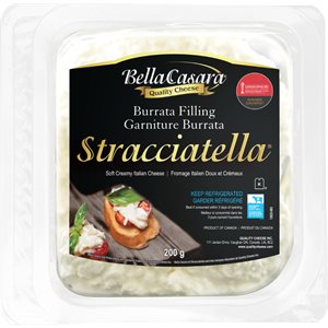Bella Casara fromage italien doux et cremeux STRACIATELLA 200g