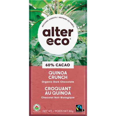 CHOCOLAT NOIR QUINOA BIO CHOCOLAT NOIR QUINOA BIO
