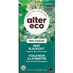 Alter Eco Chocolat Voile noir à  la menthe