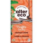 Alter Eco Barre De Chocolat Noir Bio À La Crème D'Orange Truffle Thins 84 G Alter Eco Barre De Chocolat Noir Bio À La Crème D'Orange Truffle Thins 84 G