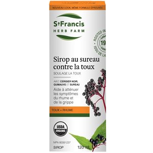 St Francis Sirop pour la toux au sureau - Adultes