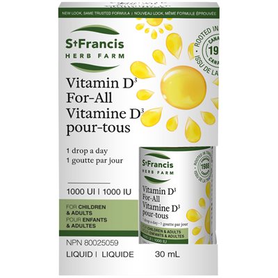 St Francis Vitamine D-pour-tous 30ml