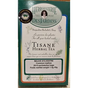 Herboristerie Desjardins Tisane De Mauve (Malva) Format Boni Tau 25+5 Sachets